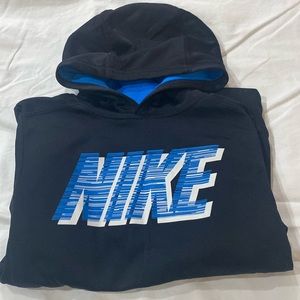 Nike hoodie youth medium black
